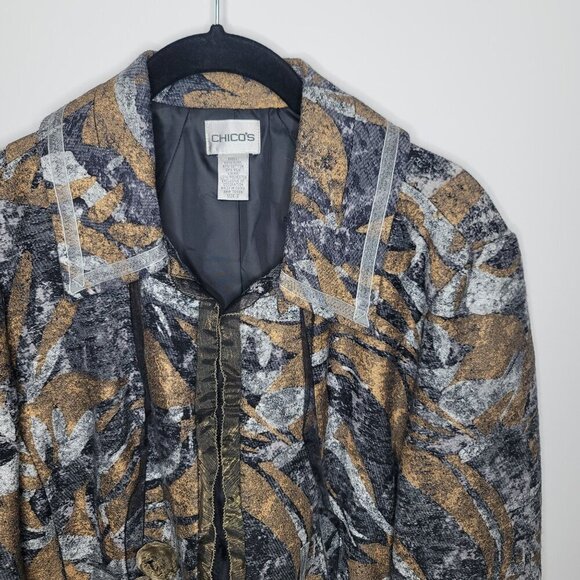 Chico's Jacket Womens 2 (Large) - Picture 3 of 7